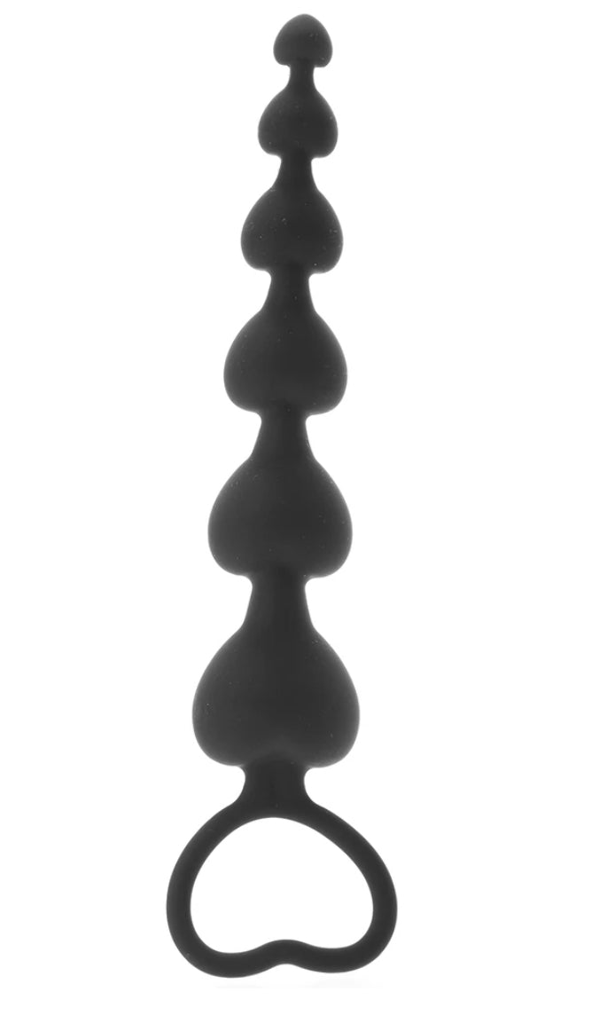 Ouch! Anal Heart Beads