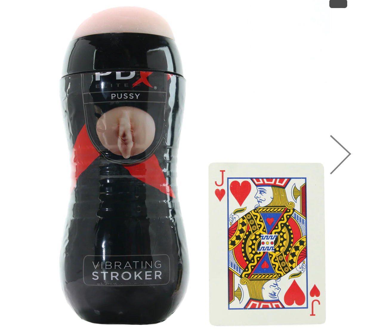 PDX Vibrating Fanta Flesh Pussy Stroker in Vanilla