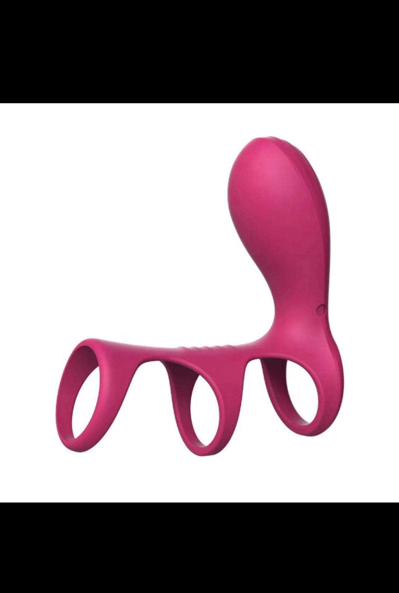 Soft Silicone Super Stretchy Time Delay Cock Ring Vibrator