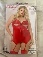 Load image into Gallery viewer, Plus Size Red Merrywidow set
