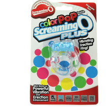 Load image into Gallery viewer, Color Pop Quickie Plus Vibrating Cock Ring in Blue
