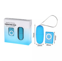 Load image into Gallery viewer, MP3 mini 20 speed remote control egg vibrator
