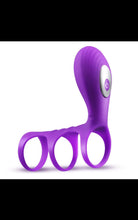 Load image into Gallery viewer, Soft Silicone Super Stretchy Time Delay Cock Ring Vibrator
