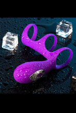 Load image into Gallery viewer, Soft Silicone Super Stretchy Time Delay Cock Ring Vibrator
