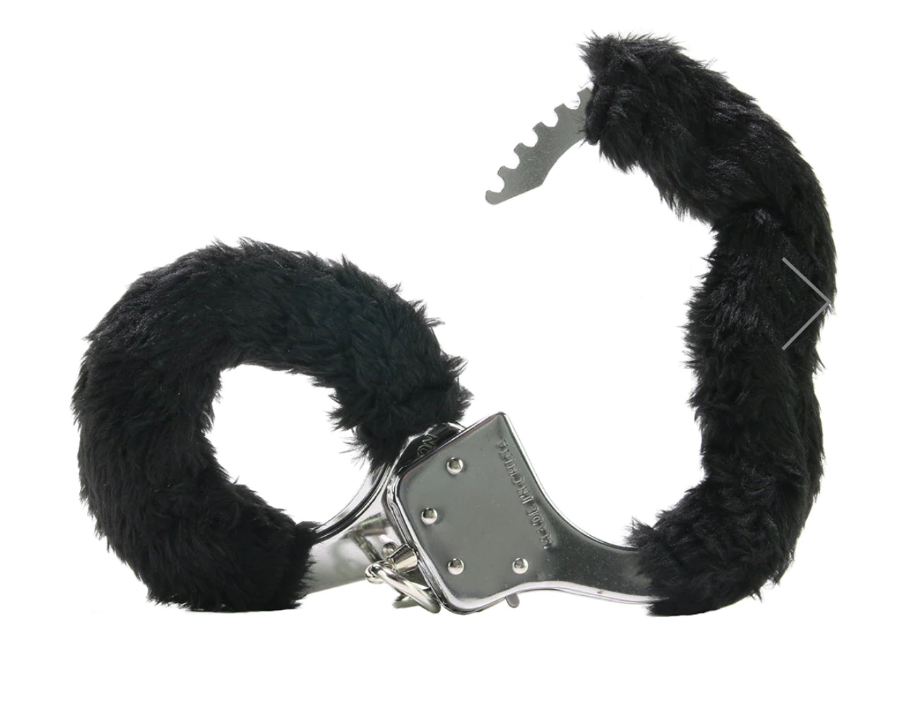 Black Furry Hand Cuffs
