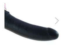 Load image into Gallery viewer, Accommodator Chin Strap Dildo in Black
