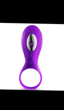 Load image into Gallery viewer, Soft Silicone Super Stretchy Time Delay Cock Ring Vibrator
