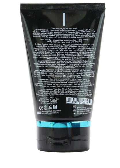 Jelle Chill Cooling Anal Lube in 4oz/120ml