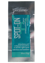 Load image into Gallery viewer, Spot-On G-Spot Stimulating Gel in .25oz/7.1g
