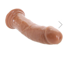 Load image into Gallery viewer, Dr. Skin 8 Inch Self Lubricating Dildo in Mocha
