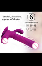 Load image into Gallery viewer, Wireless Remote Control Multi-Speed Rabbit Head Rotation Thrusting Vibrator
