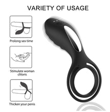 Load image into Gallery viewer, Prostate Massager Cock Ring Butt Plug
