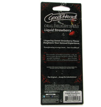 Load image into Gallery viewer, GoodHead Oral Delight Spray 1oz in Strawberry Doc Johnson

