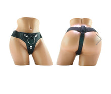 Load image into Gallery viewer, Ouch! Strap-On Harness &amp; 8 Inch Realistic Dildo in Ivory

