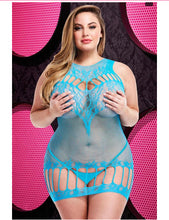 Load image into Gallery viewer, Shred My Lips Blue Dress XL
