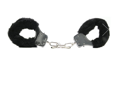 Black Furry Hand Cuffs