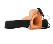 Load image into Gallery viewer, Fetish Fantasy 9 Inch Hollow Strap-On with Balls in Flesh
