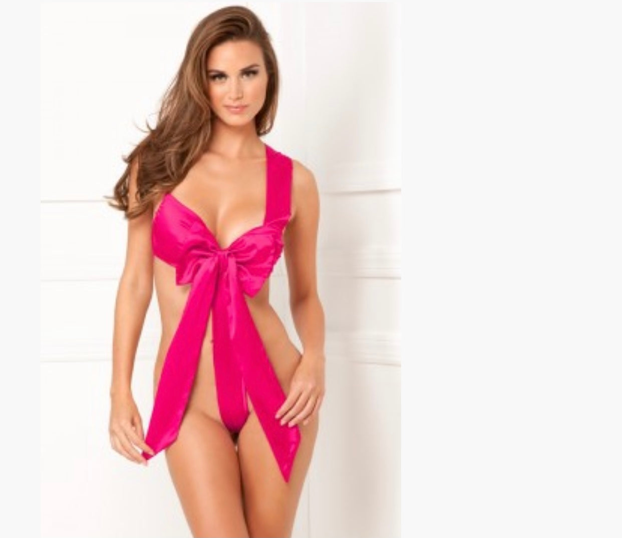 Unwrap Me Satin Bow Teddy