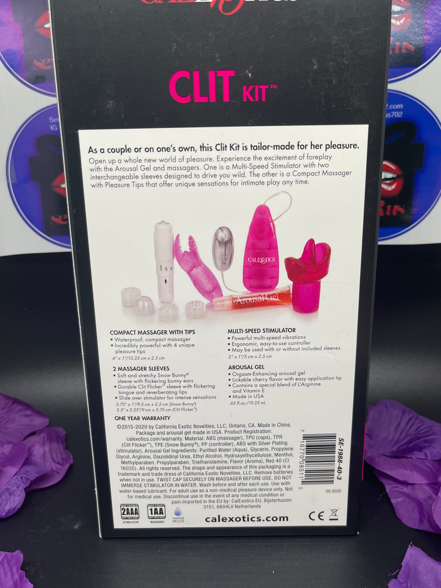 Her Clit Kit in Pink/Clear
