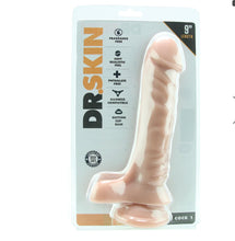 Load image into Gallery viewer, Dr. Skin Cock 9.5 Inch Dildo in Vanilla
