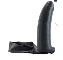 Load image into Gallery viewer, Accommodator Chin Strap Dildo in Black
