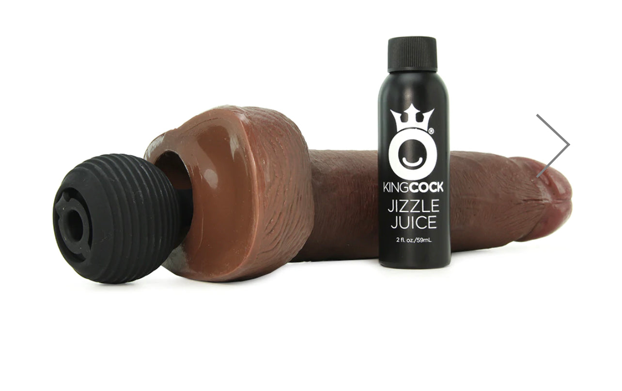 King Cock 9 Inch Squirting Cock with Balls