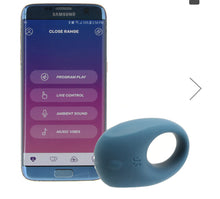 Load image into Gallery viewer, Satisfyer Strong One Ring Vibe in Blue

